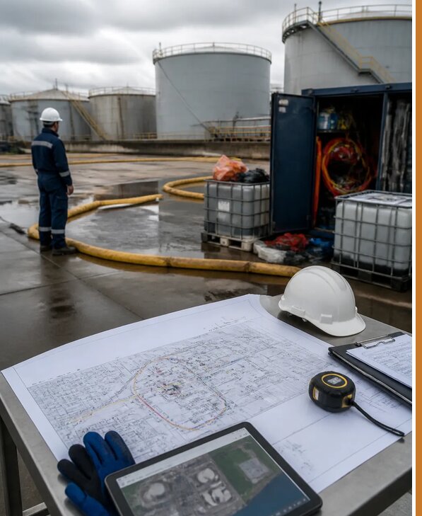 Разработка плана ликвидации разливов нефти в Кисловодске